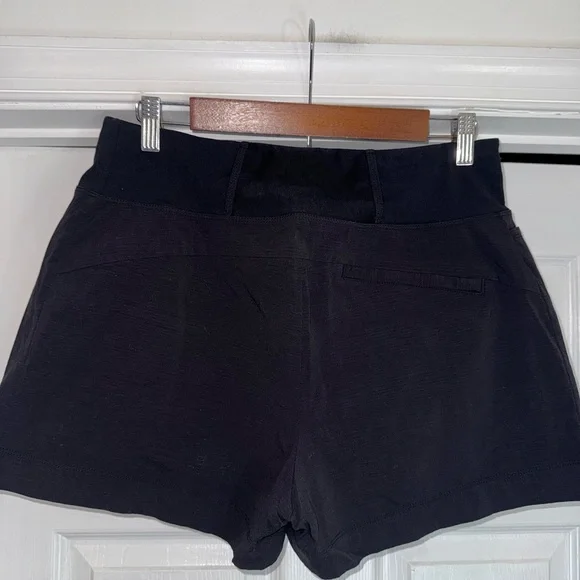 Athleta Trekkie North Black Shorts 10 - Picture 7 of 8